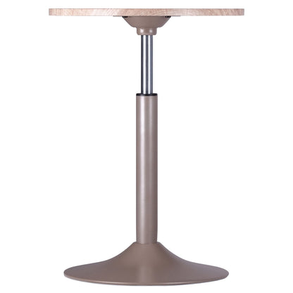 end tables | Ergode  Wood Christian Adjustable Sofa Table | Round Wood Top | Black Metal Base | Adjustable Height | 20.87 x 13.78 Top | 35 lbs Weight Capacity | casafoyer.myshopify.com