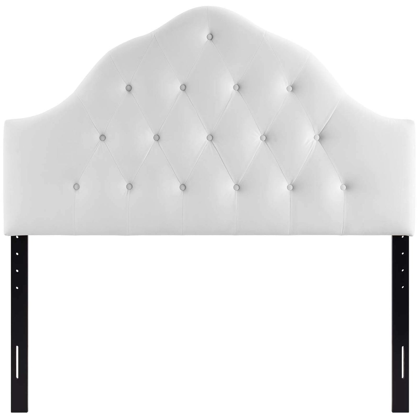 headboards | CasaFoyer Sovereign Performance Velvet King Headboard | Plush & Glamorous | Stain-Resistant | Height Adjustable | White | casafoyer.myshopify.com