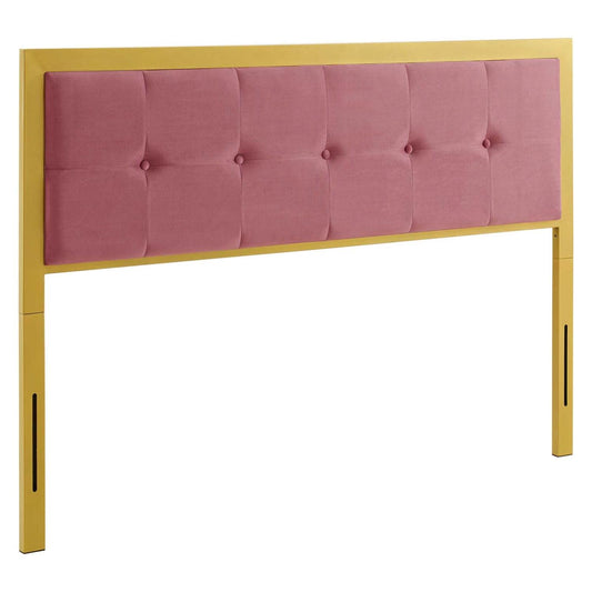 headboards | CasaFoyer Teagan Tufted Performance Velvet Twin Headboard | Vintage Modern Elegance | Glamorous Deco Style | Stain-Resistant | Comfortable Foam Padding | Durable Metal Frame | casafoyer.myshopify.com