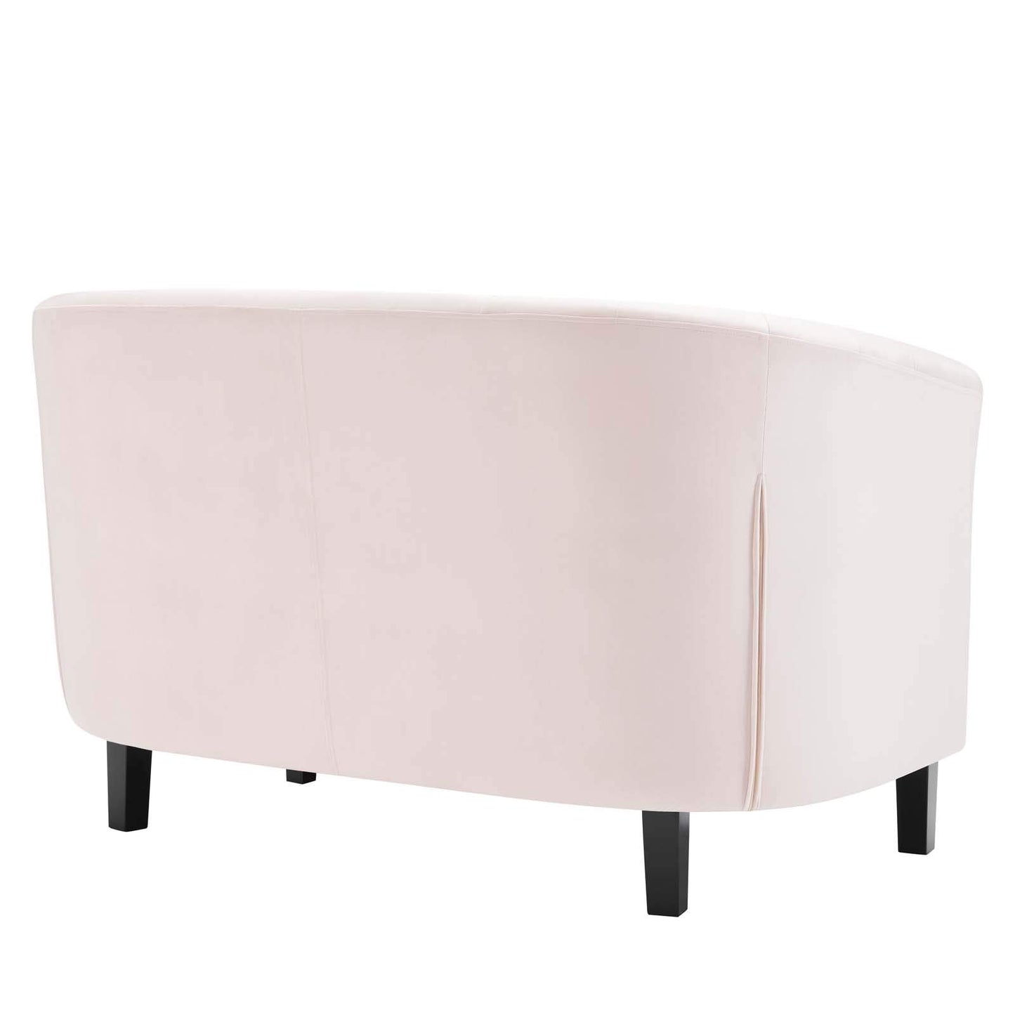 sofas | CasaFoyer Prospect Performance Velvet Loveseat | Opulent Chesterfield Design | Modern Aesthetic | Plush Comfort | Espresso Stained Legs | Pink | casafoyer.myshopify.com