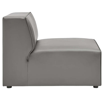 sofas | CasaFoyer Mingle Vegan Leather Armless Chair | Ultimate Comfort & Style | Spacious & Visually Appealing | Dense Foam Padding | Adjustable & Versatile | Luxurious Vegan Leather Upholstery | Sturdy Legs | Perfect for Modern Decor | Modular Seating | casafoyer.myshopify.com
