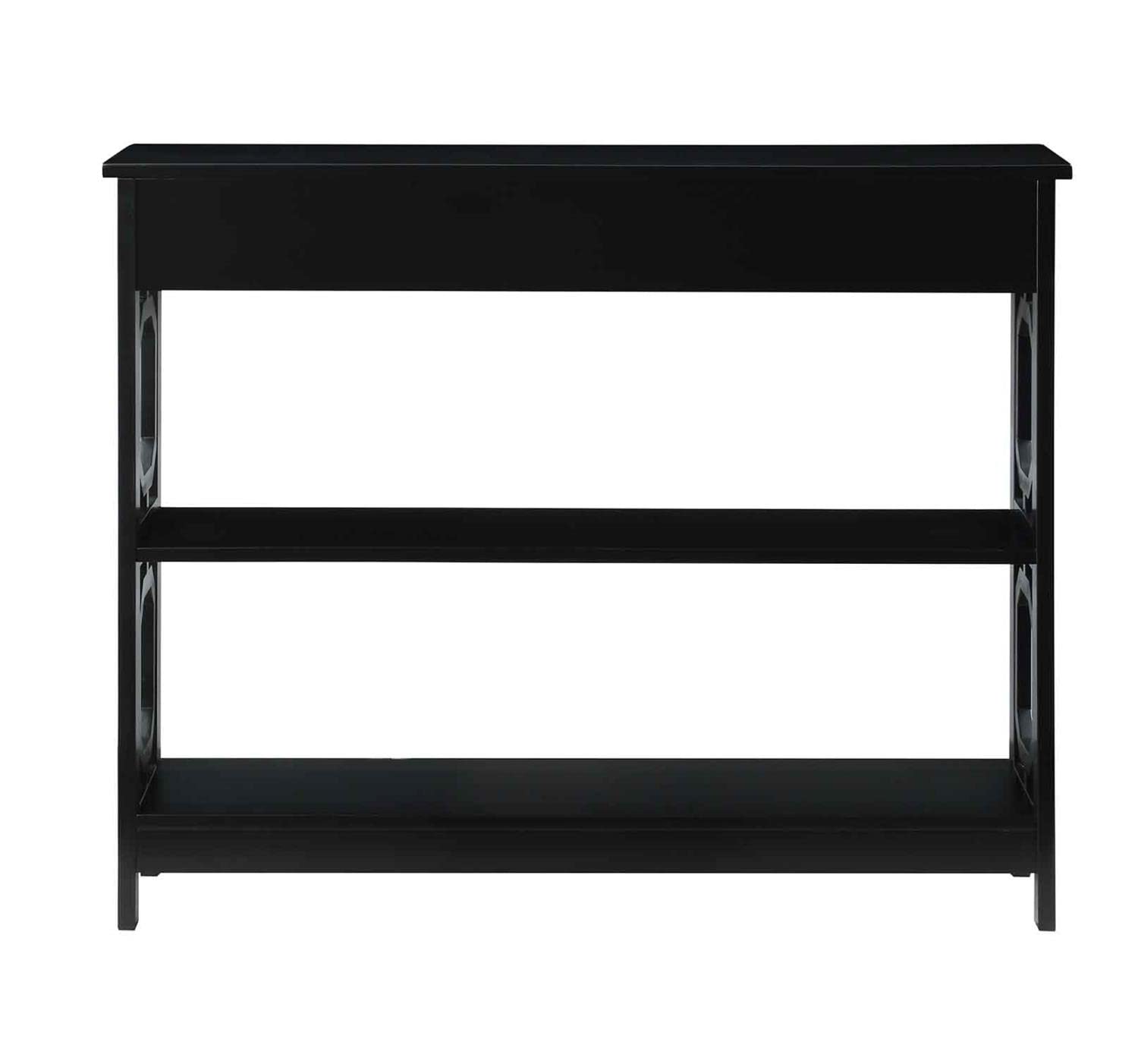 TABLE | Omega 1 Drawer Console Table with Shelves | Ample Storage | Sleek Geometric Design | Durable & Timeless | Complements Any Decor | Omega Collection | casafoyer.myshopify.com