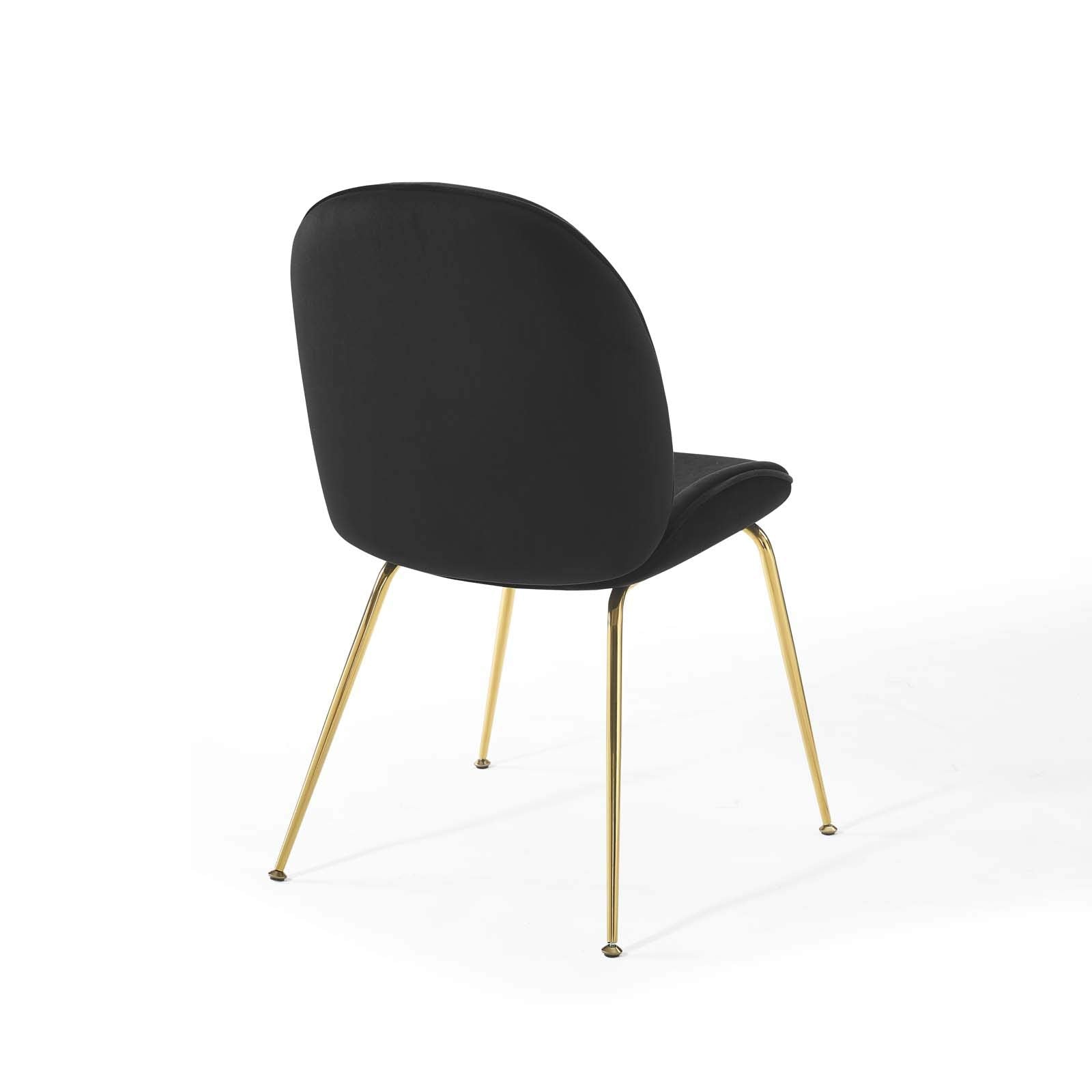 Dining Table | Delightful Scoop Dining Chair | Vintage Charm | Gold Stainless Steel Frame | Stain-Resistant Velvet Upholstery | Comfortable & Stylish | Non-Marking Foot Caps | casafoyer.myshopify.com