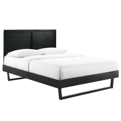 bed frames | CasaFoyer Marlee Wood Twin Platform Bed | Retro Design | Durable Construction | No Box Spring Needed | Accommodates Various Mattresses | casafoyer.myshopify.com