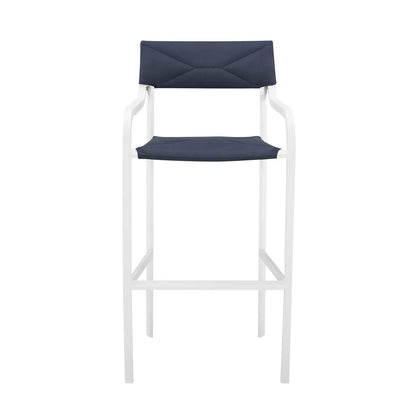 home office desk chairs | CasaFoyer Raleigh Outdoor Patio Dining Bar Stool | Sleek Design | All-Weather Fabric | Stackable | Customize Arrangement | 300 lbs Capacity | casafoyer.myshopify.com