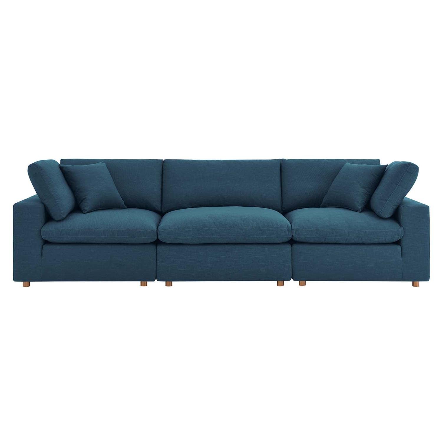 sofas | CasaFoyer Commix Plush Comfort Sectional Sofa Set | Elegant Design | Polyester & Linen Upholstery | Solid Wood Construction | Cotton & Down Filled Cushions | casafoyer.myshopify.com