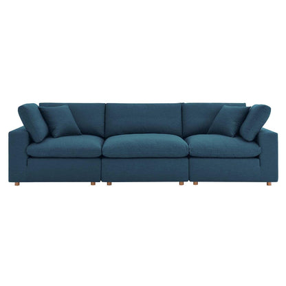 sofas | CasaFoyer Commix Plush Comfort Sectional Sofa Set | Elegant Design | Polyester & Linen Upholstery | Solid Wood Construction | Cotton & Down Filled Cushions | casafoyer.myshopify.com