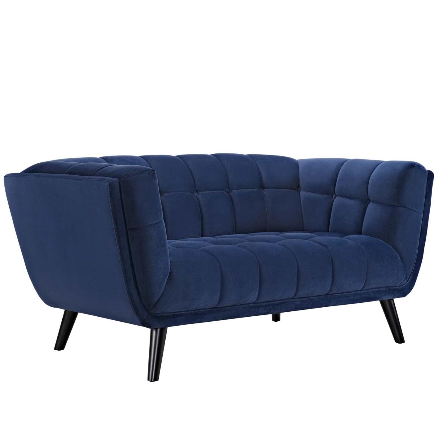 kitchen and dining room sets | CasaFoyer Bestow Performance Velvet Living Room Set | Wide Profile | Soft & Durable Upholstery | Button Tufting | Sturdy Wood Legs | Ample Seating Space | Navy | casafoyer.myshopify.com
