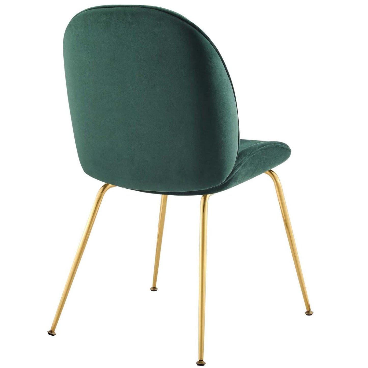 home office desk chairs | CasaFoyer Scoop Dining Chair | Gold Stainless Steel Frame | Stain-Resistant Velvet Upholstery | Comfortable & Sleek Design | Non-Marking Foot Caps | casafoyer.myshopify.com