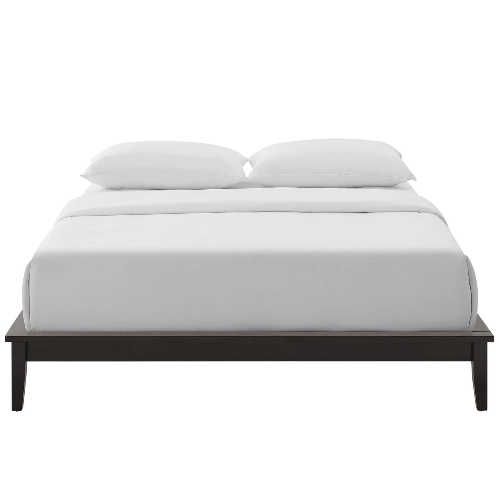 Bed | CasaFoyer Lodge Queen Rustic Wood Platform Bed Frame | Durable Solid Wood | Supports Memory Foam, Latex, Innerspring, Hybrid Mattresses | No Box Spring Needed | 800 lbs Weight Capacity | casafoyer.myshopify.com