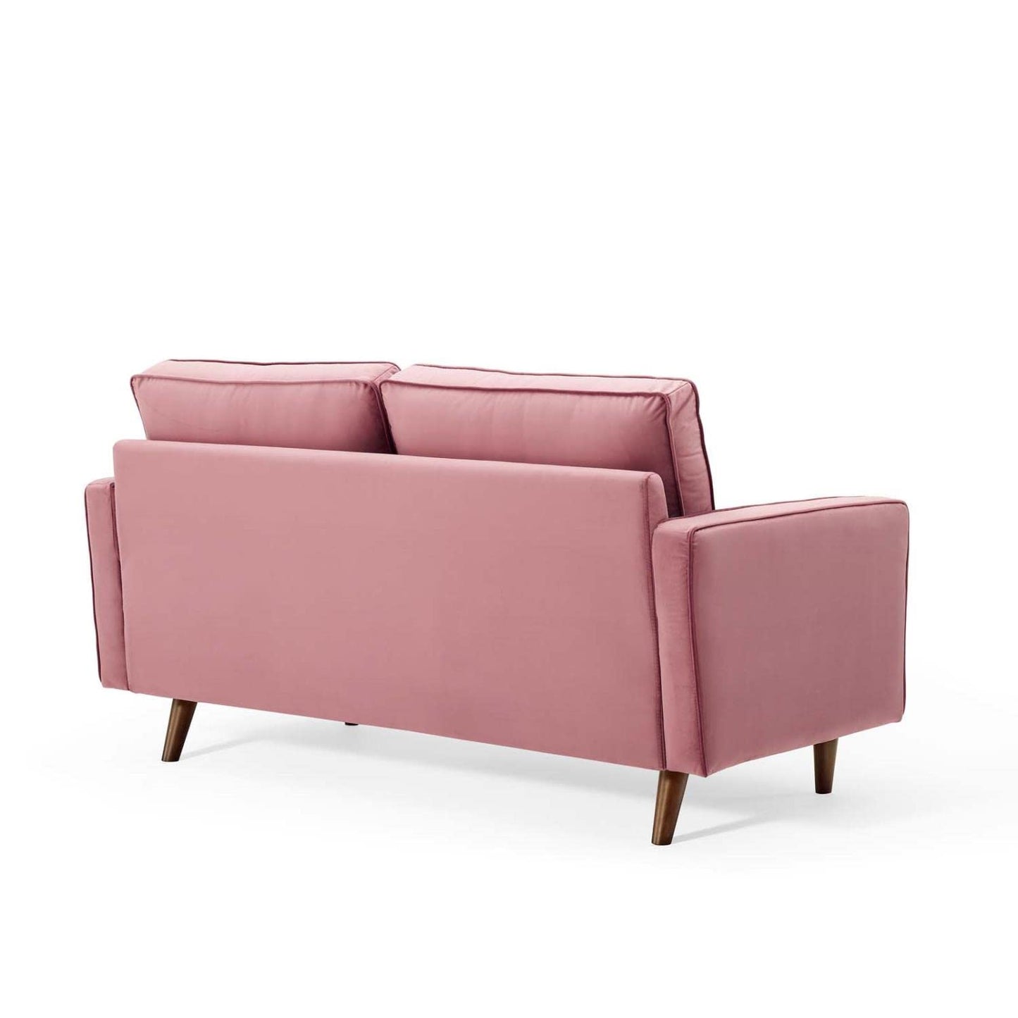 sofas | CasaFoyer Valour Performance Velvet Loveseat | Timeless Charm | Modern Convenience | Stain-Resistant | Cozy & Elegant Design | Comfortable Foam Padding | Walnut-Stained Legs | Supports up to 600 lbs | Portable Box | casafoyer.myshopify.com
