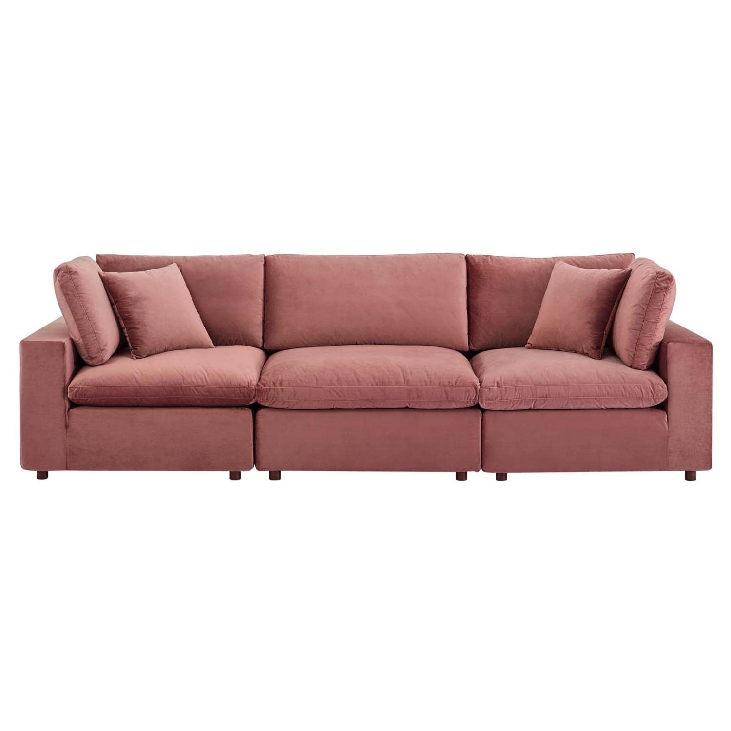 sofas | CasaFoyer Commix Ultimate Relaxation Sofa Set | Plush Comfort | Stain-Resistant Velvet | Solid Wood Construction | Duck Down Cushions | Includes Armless & Corner Chairs | casafoyer.myshopify.com