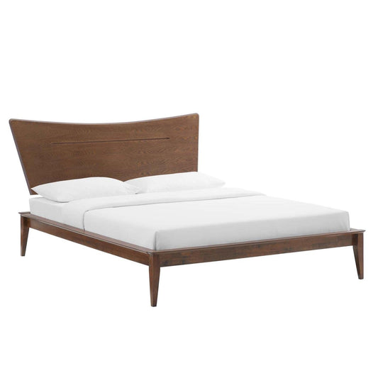adjustable bed bases | CasaFoyer Astra Wood Full Platform Bed | Mid-Century Charm | Durable Rubberwood | Wood Grain Veneer | Sturdy Foundation | No Box Spring Needed | Assembly Required | casafoyer.myshopify.com