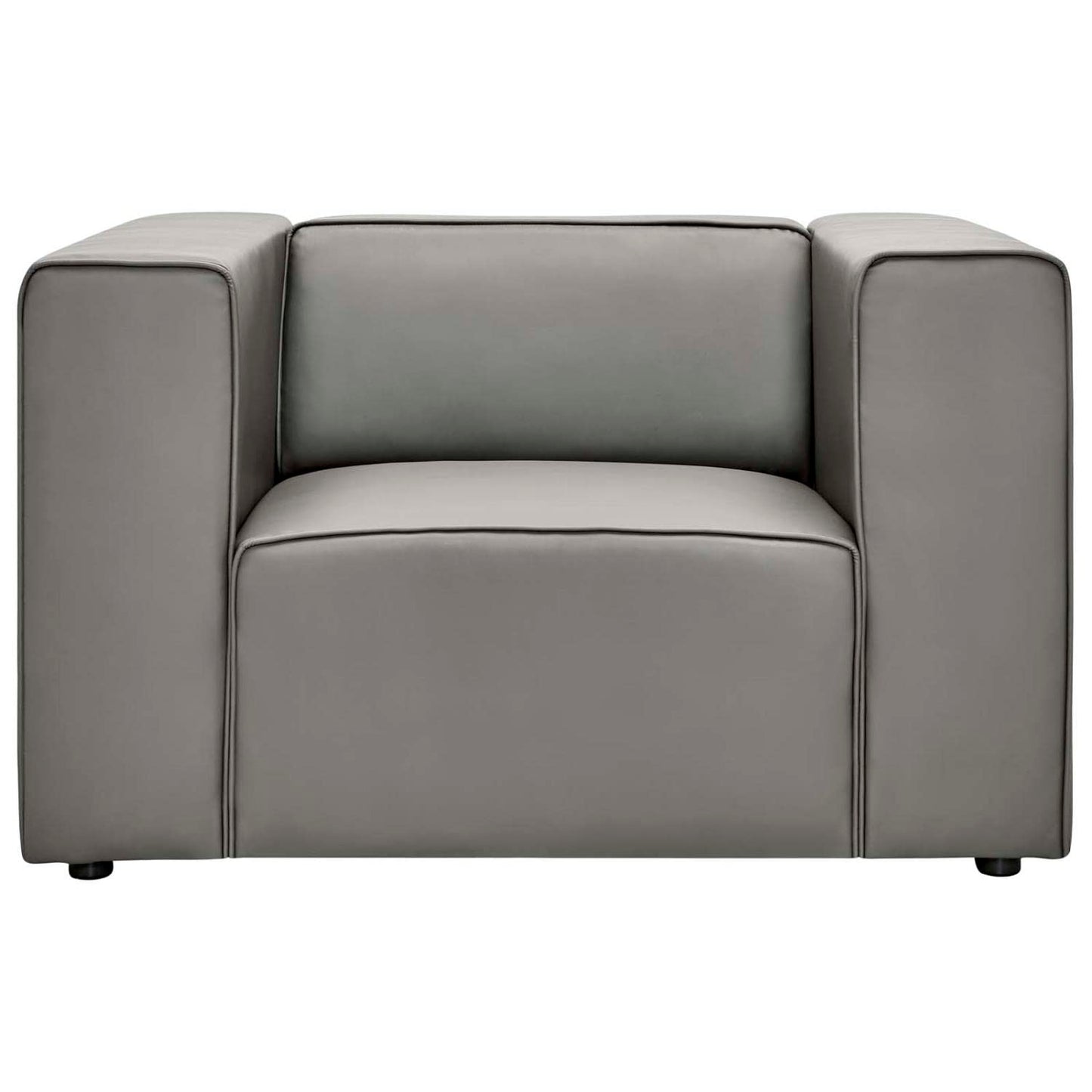 home office desk chairs | CasaFoyer Mingle Vegan Leather Armchair | Pure Relaxation | Stylish & Comfortable | Adjustable | Vegan Leather Upholstery | Contemporary Design | Gray | casafoyer.myshopify.com