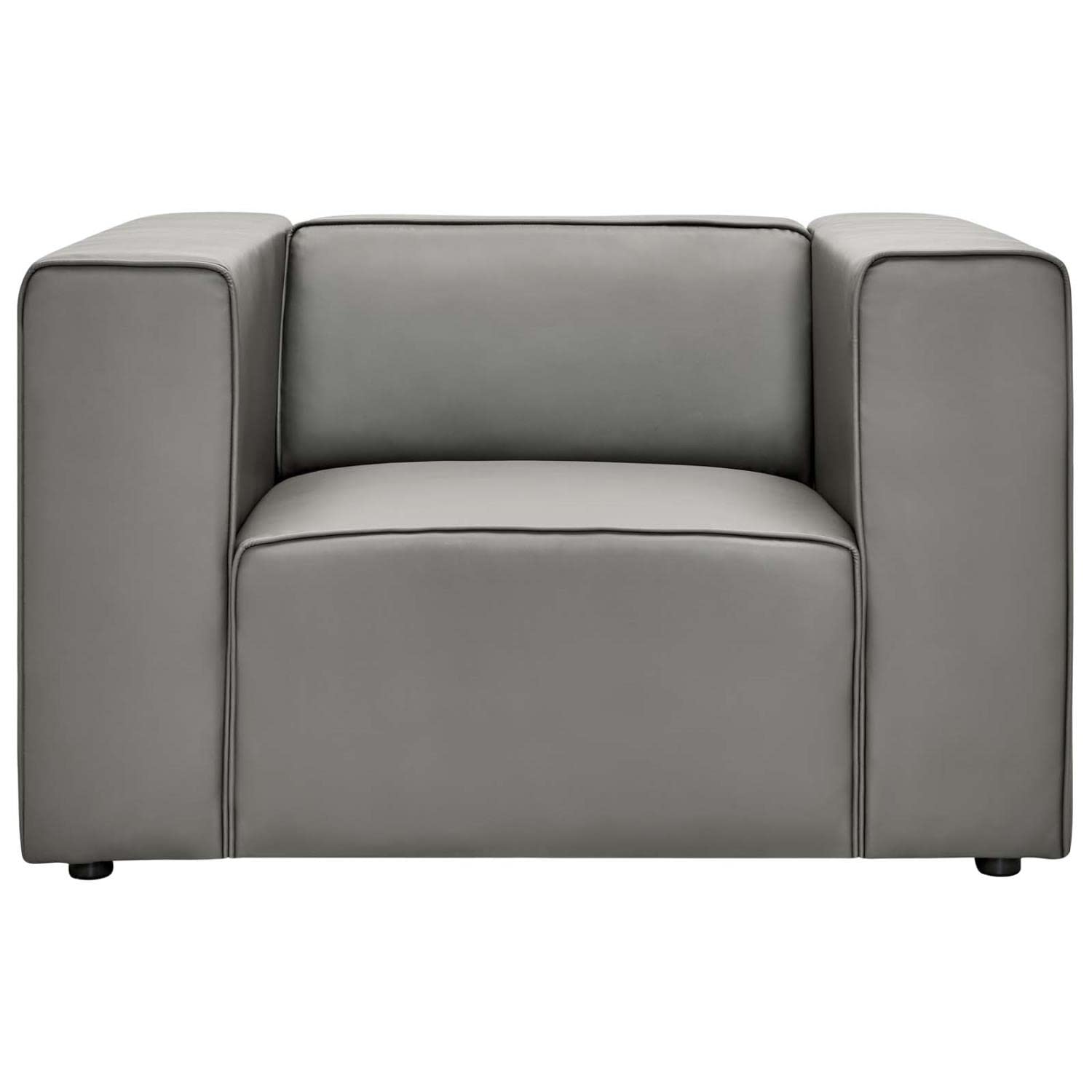 home office desk chairs | CasaFoyer Mingle Vegan Leather Armchair | Pure Relaxation | Stylish & Comfortable | Adjustable | Vegan Leather Upholstery | Contemporary Design | Gray | casafoyer.myshopify.com