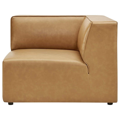 sofas | CasaFoyer Mingle Vegan Leather Corner Chair | Ultimate Comfort & Style | Spacious Seating | Dense Foam Padding | Versatile Design | Luxurious Upholstery | Elegant Piping | Sturdy Legs | casafoyer.myshopify.com