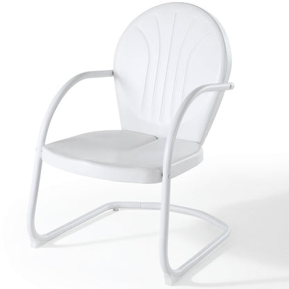 Patio Furniture Sets | Griffith Metal Outdoor Furniture Set | Nostalgic Design | Unparalleled Comfort & Durability | White Finish | 3 Piece Seating Set | casafoyer.myshopify.com