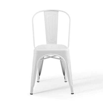 home office desk chairs | CasaFoyer Promenade Bistro Dining Side Chair Set of 2 | Elegant Steel Finish | Classic Bistro Charm | Non-Marking Foot Caps | Sleek Modern Design | Supports up to 331 lbs. | casafoyer.myshopify.com