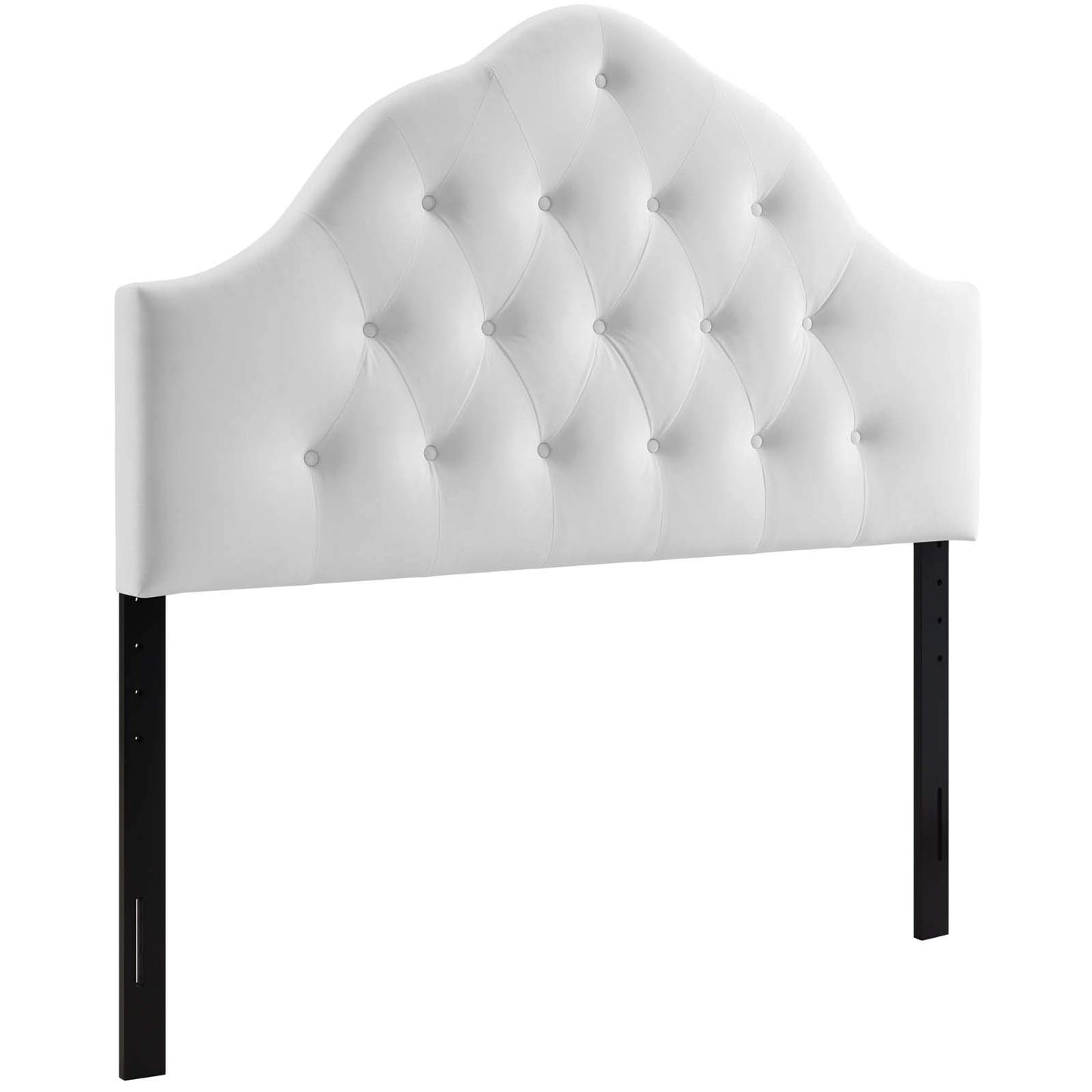 headboards | CasaFoyer Sovereign Performance Velvet King Headboard | Plush & Glamorous | Stain-Resistant | Height Adjustable | White | casafoyer.myshopify.com
