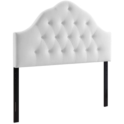 headboards | CasaFoyer Sovereign Performance Velvet King Headboard | Plush & Glamorous | Stain-Resistant | Height Adjustable | White | casafoyer.myshopify.com