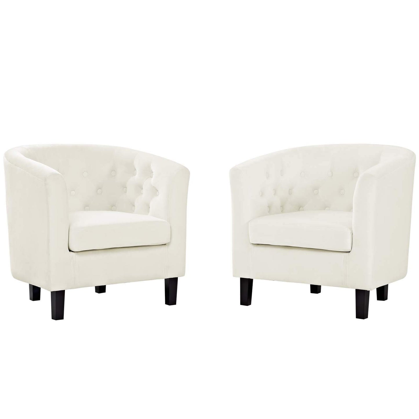 home office desk chairs | CasaFoyer Prospect Button Tufted Performance Velvet Sofa Furniture Set | Luxury & Elegance | Classic Charm & Modern Twist | Plush Foam Padding | Stain-Resistant Upholstery | Espresso Stained Legs | Non-Marking Foot Caps | Includes 2 Armchairs | casafoyer.myshopify.com