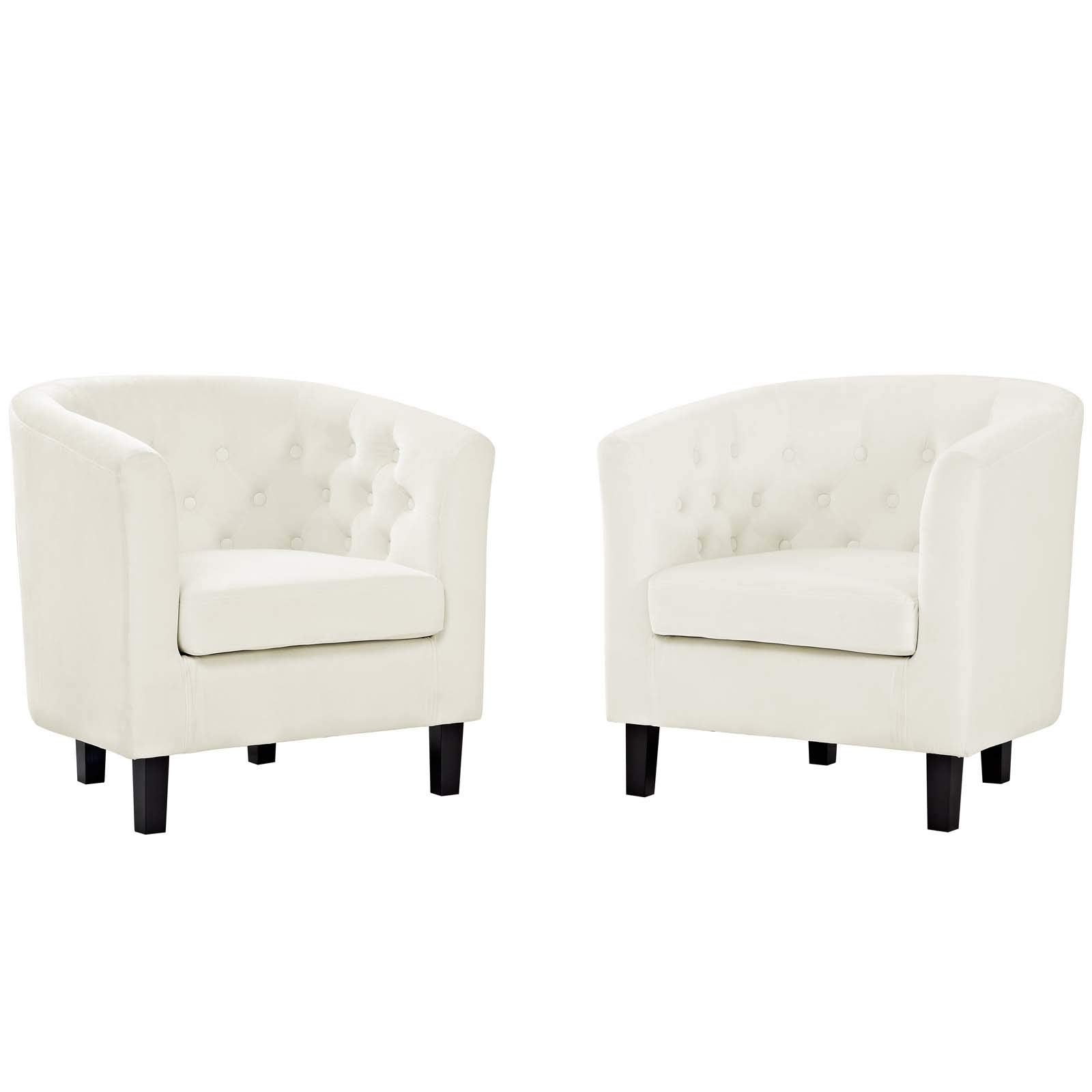 home office desk chairs | CasaFoyer Prospect Button Tufted Performance Velvet Sofa Furniture Set | Luxury & Elegance | Classic Charm & Modern Twist | Plush Foam Padding | Stain-Resistant Upholstery | Espresso Stained Legs | Non-Marking Foot Caps | Includes 2 Armchairs | casafoyer.myshopify.com