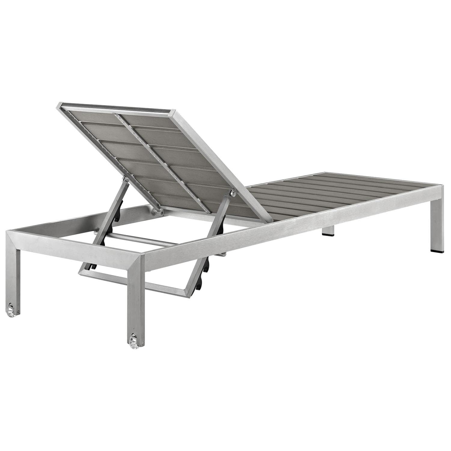 executive chairs | CasaFoyer Shore Outdoor Patio Sun Lounger Set | Sleek Aluminum Furniture | Gray Shades | Easy Assembly | Clear Wheels | Non-Marking Foot Caps | 2 Loungers & 1 Side Table | casafoyer.myshopify.com