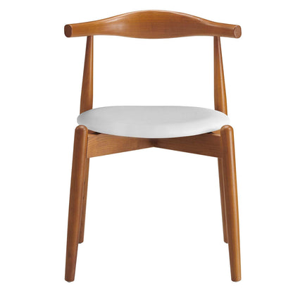 home office desk chairs | CasaFoyer Stalwart Dining Chair | Solid Beech Wood | Elegant Design | Plush Cushion | Dark Walnut Finish | casafoyer.myshopify.com