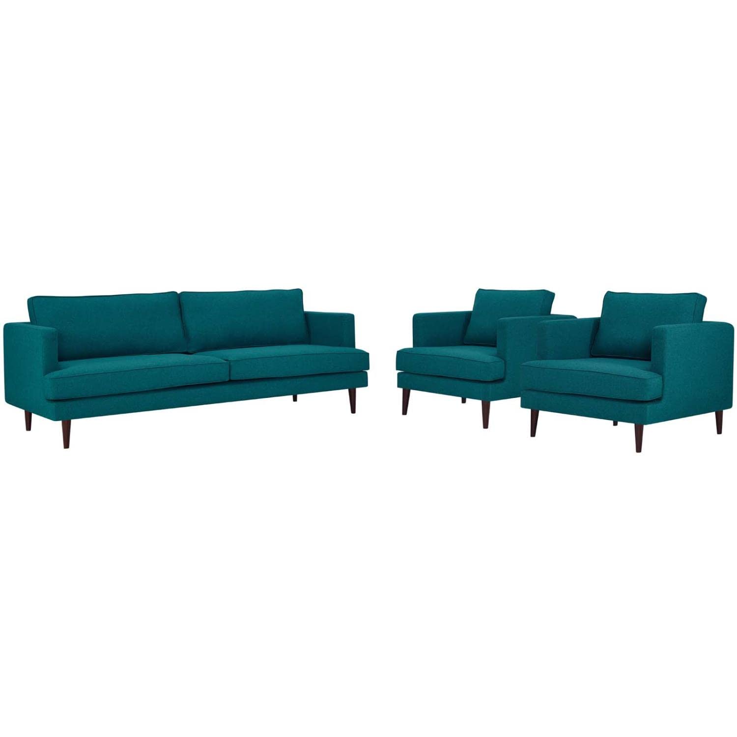 kitchen and dining room sets | CasaFoyer Agile Sofa | 2 Armchair Set | Versatile Design | Modern Style | Removable Washable Covers | Cozy Lounge Area | 1323 lbs Sofa Capacity | Teal | casafoyer.myshopify.com
