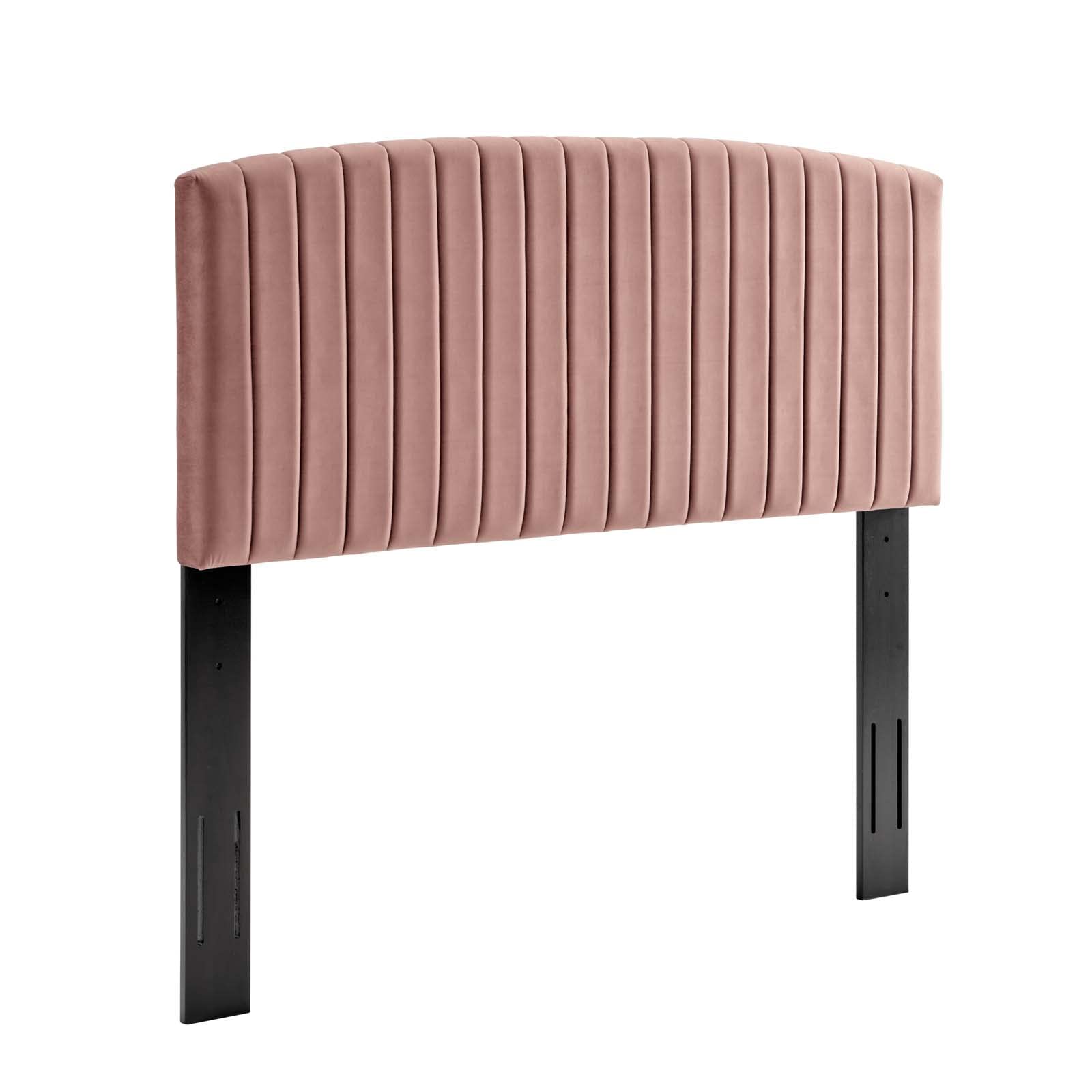 headboards | CasaFoyer Rebecca King/California King Channel Tufted Performance Velvet Upholstered Headboard | Elegant, Durable, Customizable | casafoyer.myshopify.com