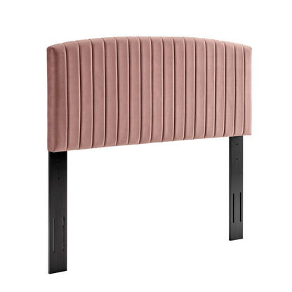 headboards | CasaFoyer Rebecca King/California King Channel Tufted Performance Velvet Upholstered Headboard | Elegant, Durable, Customizable | casafoyer.myshopify.com