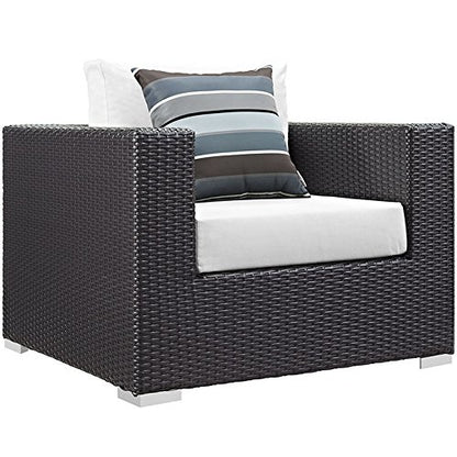 kitchen and dining room sets | CasaFoyer Convene Outdoor Sectional Set | Durable Rattan Weave | Weather-Resistant Cushions | Versatile Furniture for Patio, Backyard, Poolside | Includes 7 Pieces | casafoyer.myshopify.com