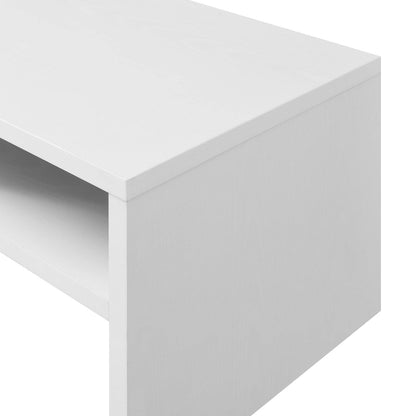TABLE | Northfield Admiral Deluxe Coffee Table with Shelves by Ergode | Sleek Design | Spacious Surface | 2 Extra Tiers of Shelving | Durable Construction | casafoyer.myshopify.com