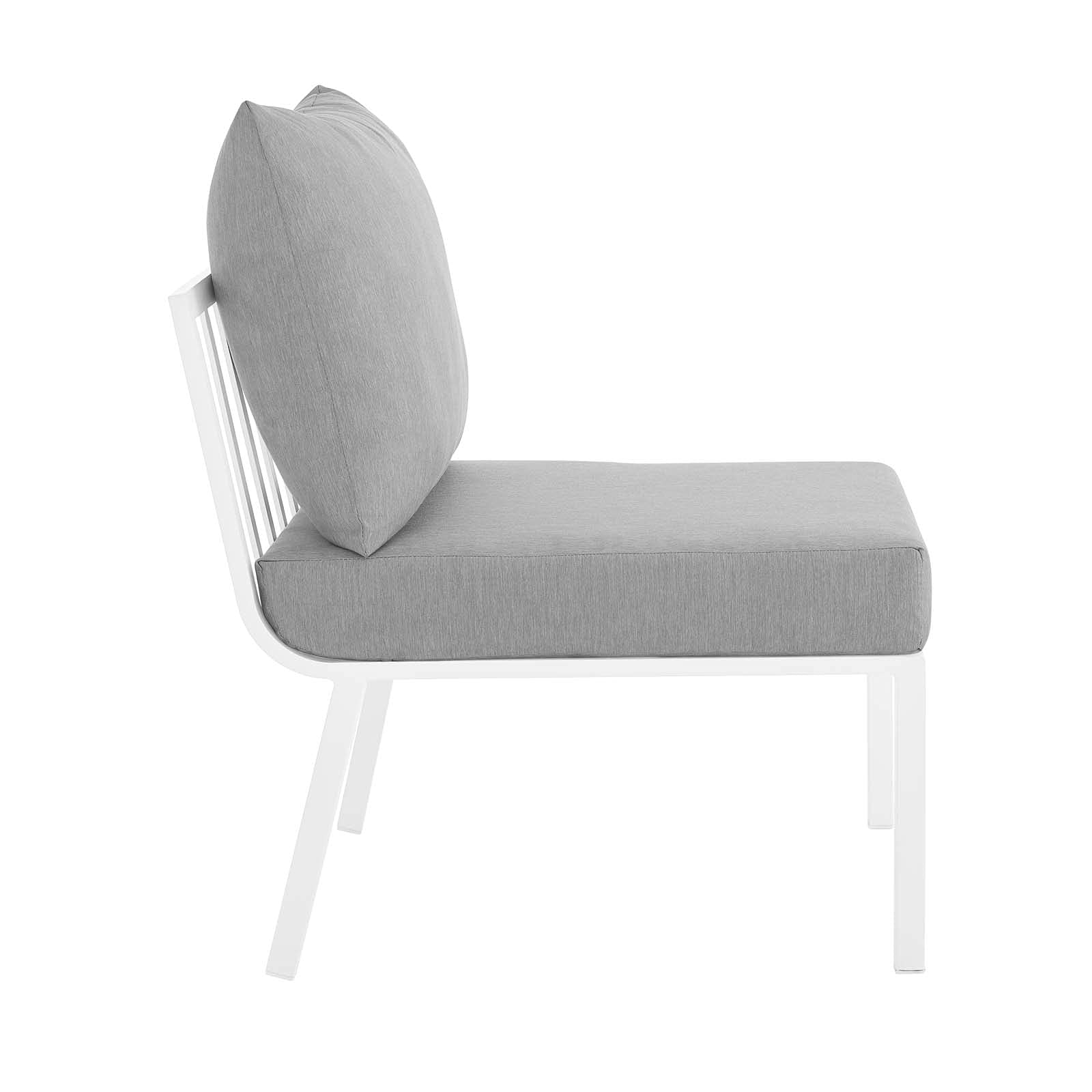 kitchen and dining room sets | CasaFoyer Riverside Outdoor Patio Aluminum 5 Piece Sectional | Coastal Design | UV-Resistant Cushions | Powder-Coated Frame | Perfect for Patio, Backyard, Balcony | casafoyer.myshopify.com