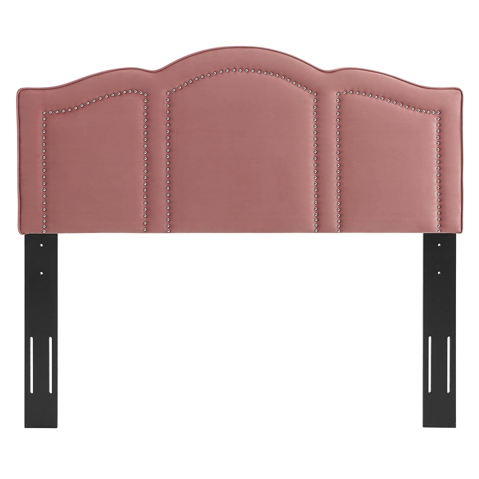 headboards | CasaFoyer Cecilia Performance Velvet King/California King Headboard | Elegant Nailhead Trim | Soft & Stain-Resistant | Adjustable Height | Easy Assembly | casafoyer.myshopify.com