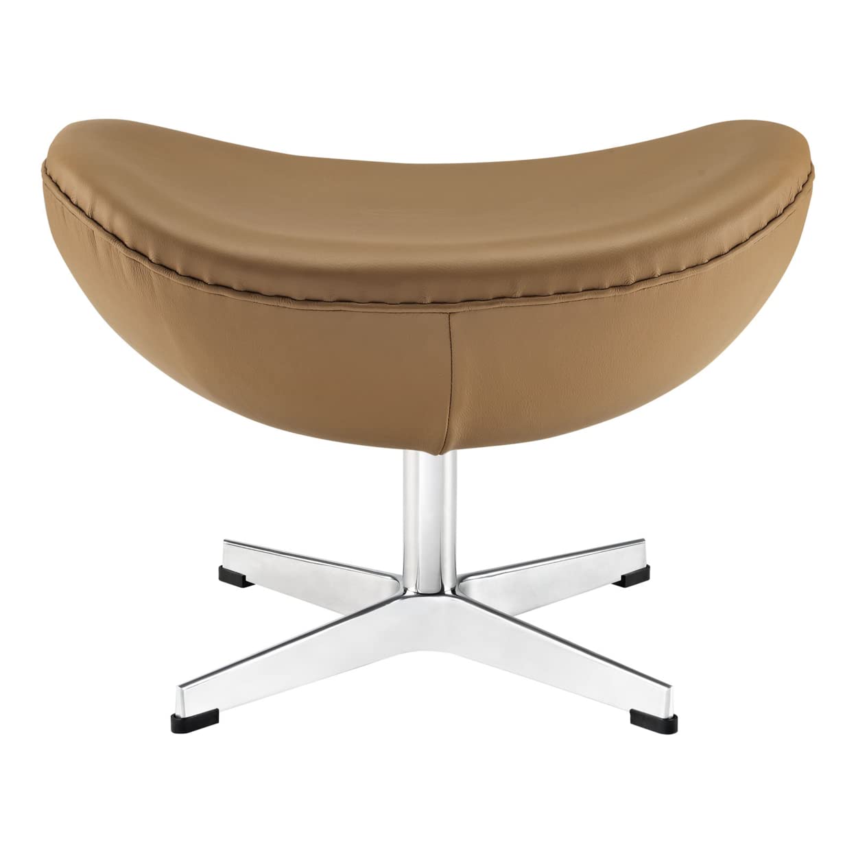 ottomans | CasaFoyer Glove Ottoman | Exquisite Balance & Elegance | Genuine Leather | Maximum Comfort | Terracotta | casafoyer.myshopify.com