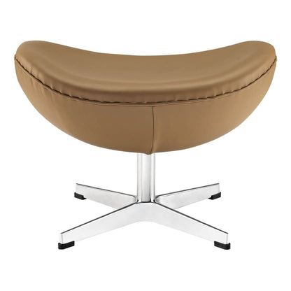 ottomans | CasaFoyer Glove Ottoman | Exquisite Balance & Elegance | Genuine Leather | Maximum Comfort | Terracotta | casafoyer.myshopify.com