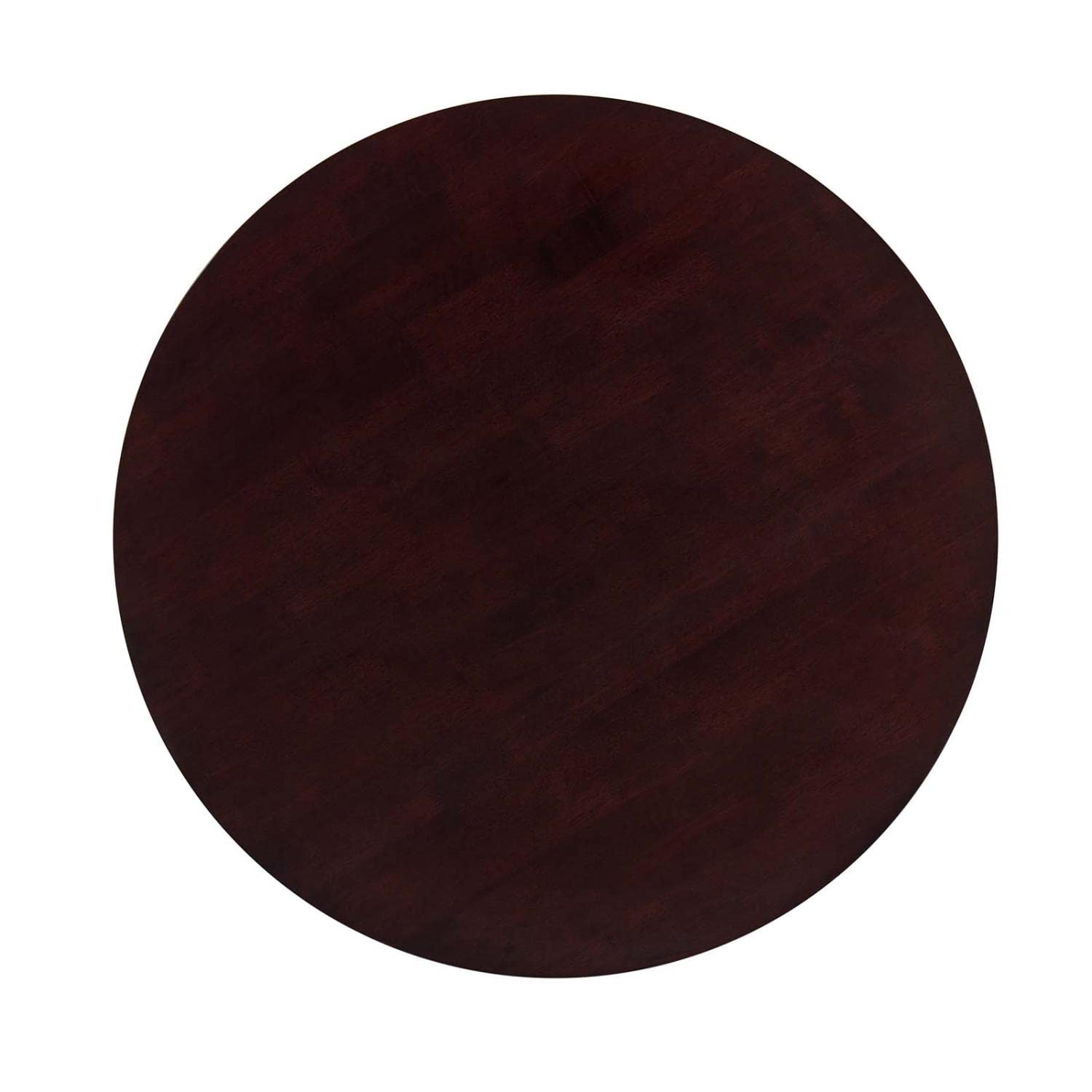 patio dining tables | CasaFoyer Vision 35 Round Dining Table | Mid-Century Modern Design | Durable MDF Top | Space-Saving | Accommodates 4 People | Cappuccino Finish | casafoyer.myshopify.com