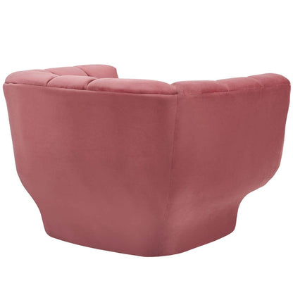 home office desk chairs | CasaFoyer Entertain Armchair Set of 2 | Vintage-Inspired | Plush Velvet | Tufted Design | 300 lbs Weight Capacity | Dusty Rose | casafoyer.myshopify.com