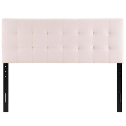 headboards | CasaFoyer Lily Queen Biscuit Tufted Performance Velvet Headboard | Elegant & Luxurious | Stain-Resistant | Height-Adjustable | Perfect for Master Bedroom or Guest Suite (Pink) | casafoyer.myshopify.com