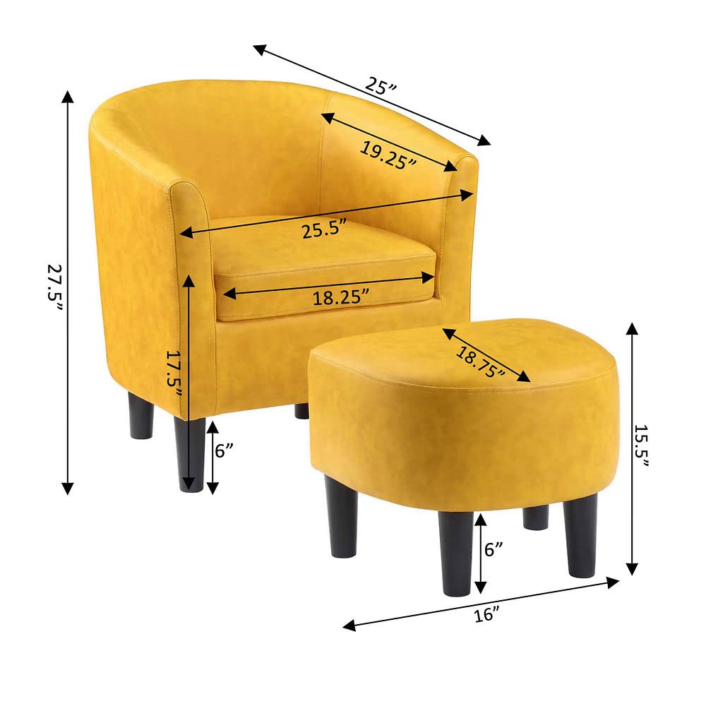 Chair | CasaFoyer Take a Seat Churchill Accent Chair with Ottoman | Ultimate Comfort & Style | Durable Frame | High-Density Foam Cushion | Removable Fabric Lining | Perfect for Relaxing & Matching Home Decor | casafoyer.myshopify.com
