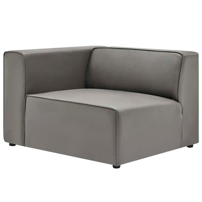 sofas | CasaFoyer Mingle Vegan Leather 3-Piece Sectional Sofa | Luxurious | Spacious | Comfortable | Stylish | Ideal for Modern Living Rooms | Gray | casafoyer.myshopify.com