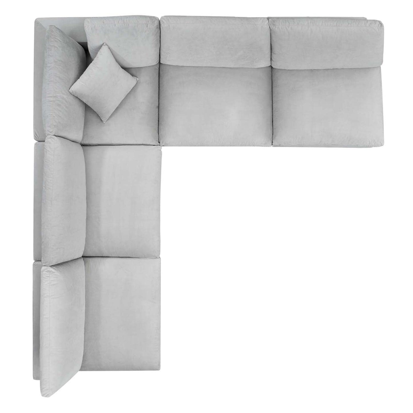kitchen and dining room sets | CasaFoyer Commix Sectional Sofa | Cozy & Relaxing Haven | Stain-Resistant Velvet | Solid Wood Construction | Plush Comfort | Duck Down Cushions | 5-Piece Set | casafoyer.myshopify.com