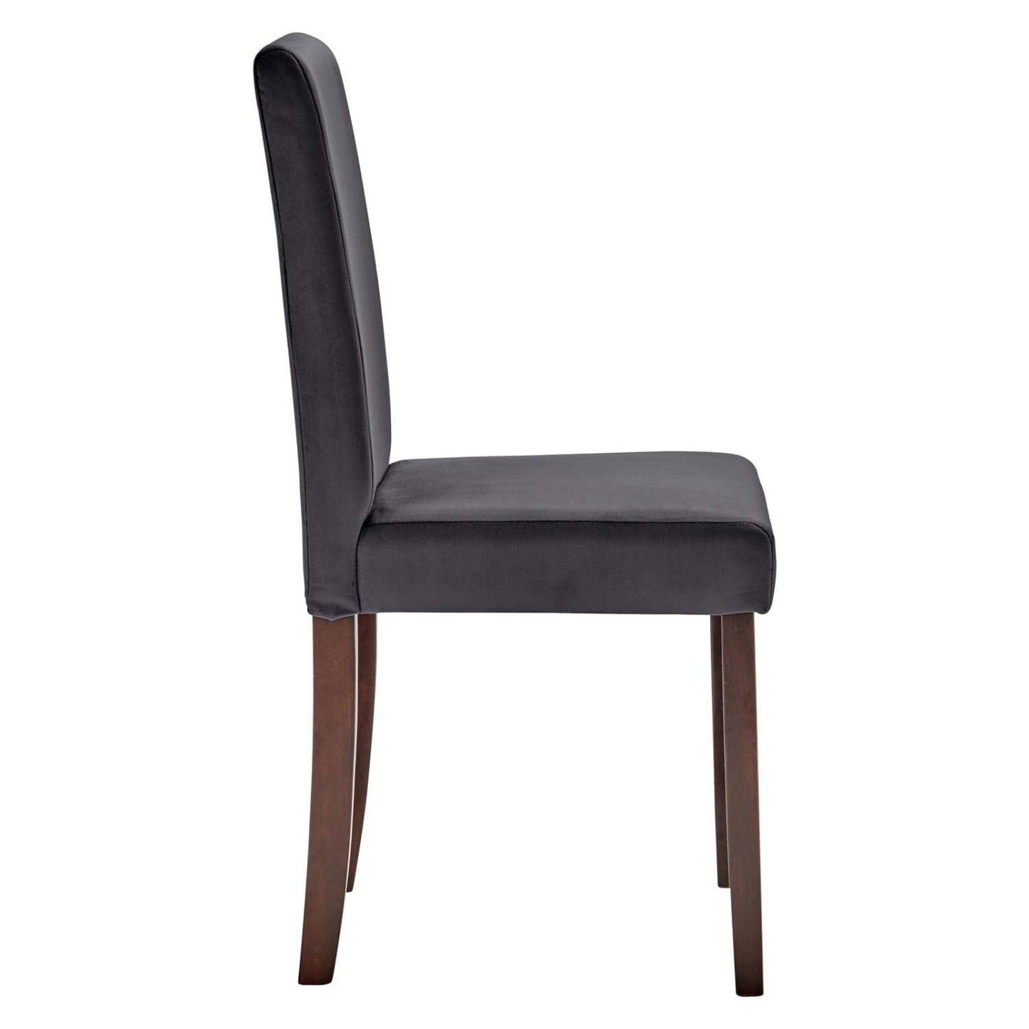 home office desk chairs | CasaFoyer Prosper Modern Velvet Upholstered Parsons Dining Chair Set | Elegant, Sturdy, Comfortable | Perfect for Dining, Living Room, Office | Gray (Set of 2) | casafoyer.myshopify.com