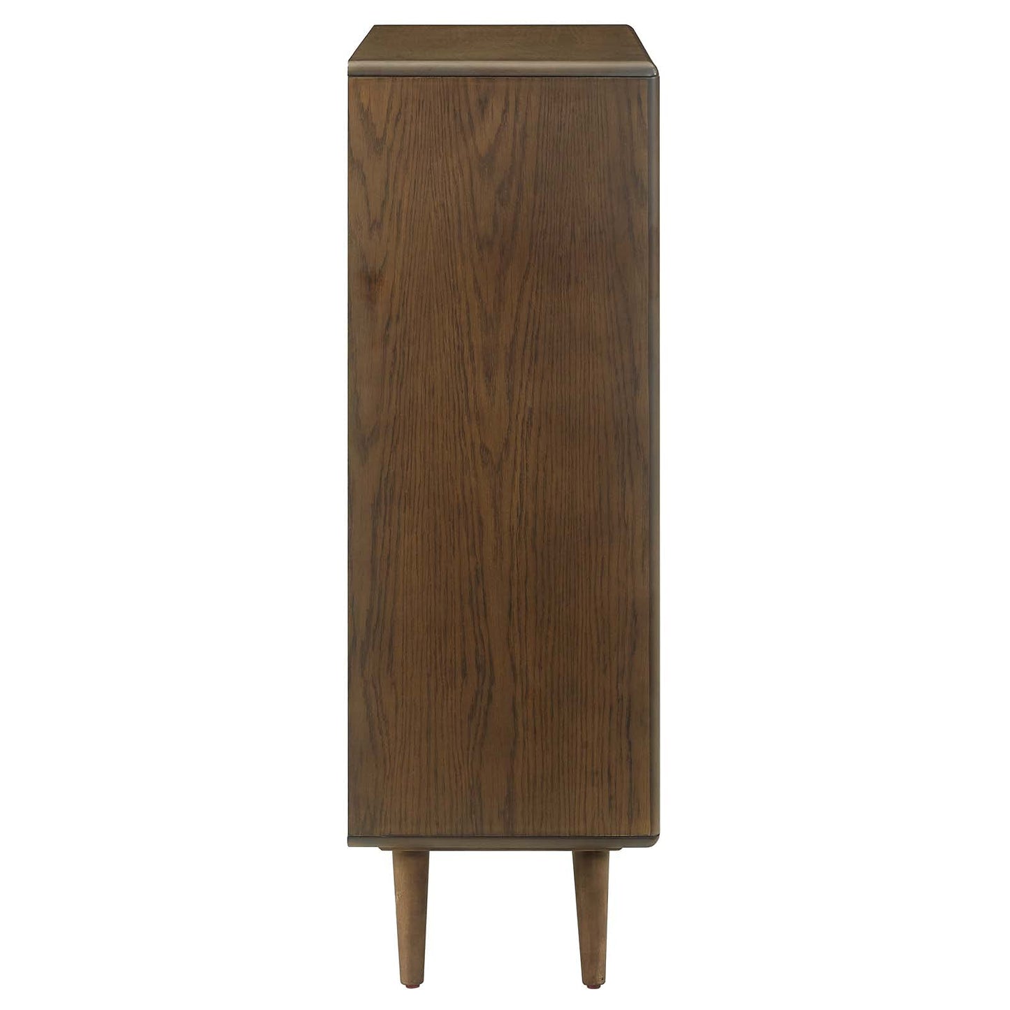 DRESSER | CasaFoyer Talwyn Wood Chest | Rustic Charm meets Retro Design | Chestnut Finish | High-quality Wood | Splayed Frame | 4 Spacious Drawers | Farmhouse Aesthetics & Contemporary Style | casafoyer.myshopify.com