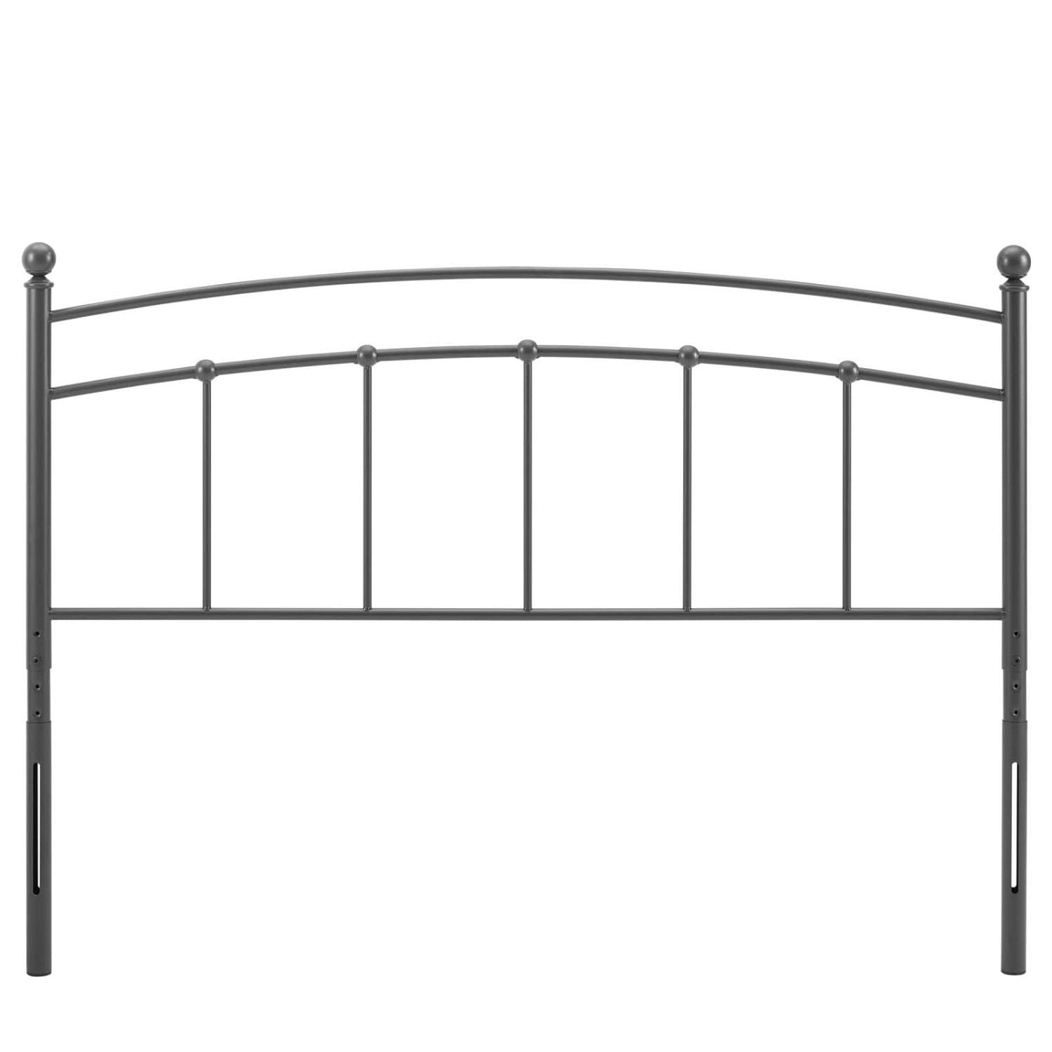 headboards | CasaFoyer Abigail Metal Queen Headboard | Vintage Modern Charm | Rustic Elegance | Powder-Coated Iron | Height-Adjustable | Easy Assembly | casafoyer.myshopify.com