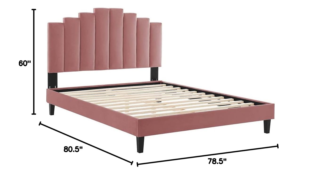 adjustable bed bases | CasaFoyer Elise Performance Velvet King Platform Bed | Opulent Elegance | Art Deco Style | Stain-Resistant | Memory Foam Compatible | 800 lbs Weight Capacity | casafoyer.myshopify.com