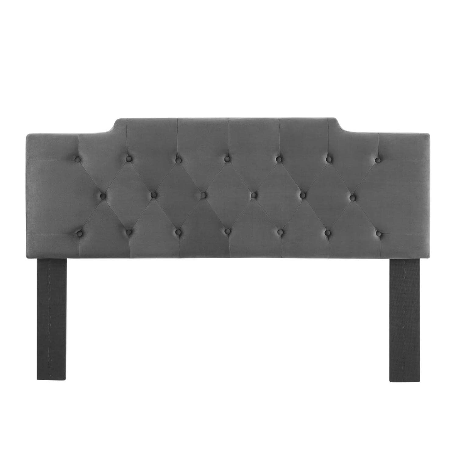Bed | CasaFoyer Juliet Tufted Performance Velvet Full/Queen Headboard | Vintage Elegance | Diamond Button Tufting | Plush Padding | Stain-Resistant | Height-Adjustable | casafoyer.myshopify.com