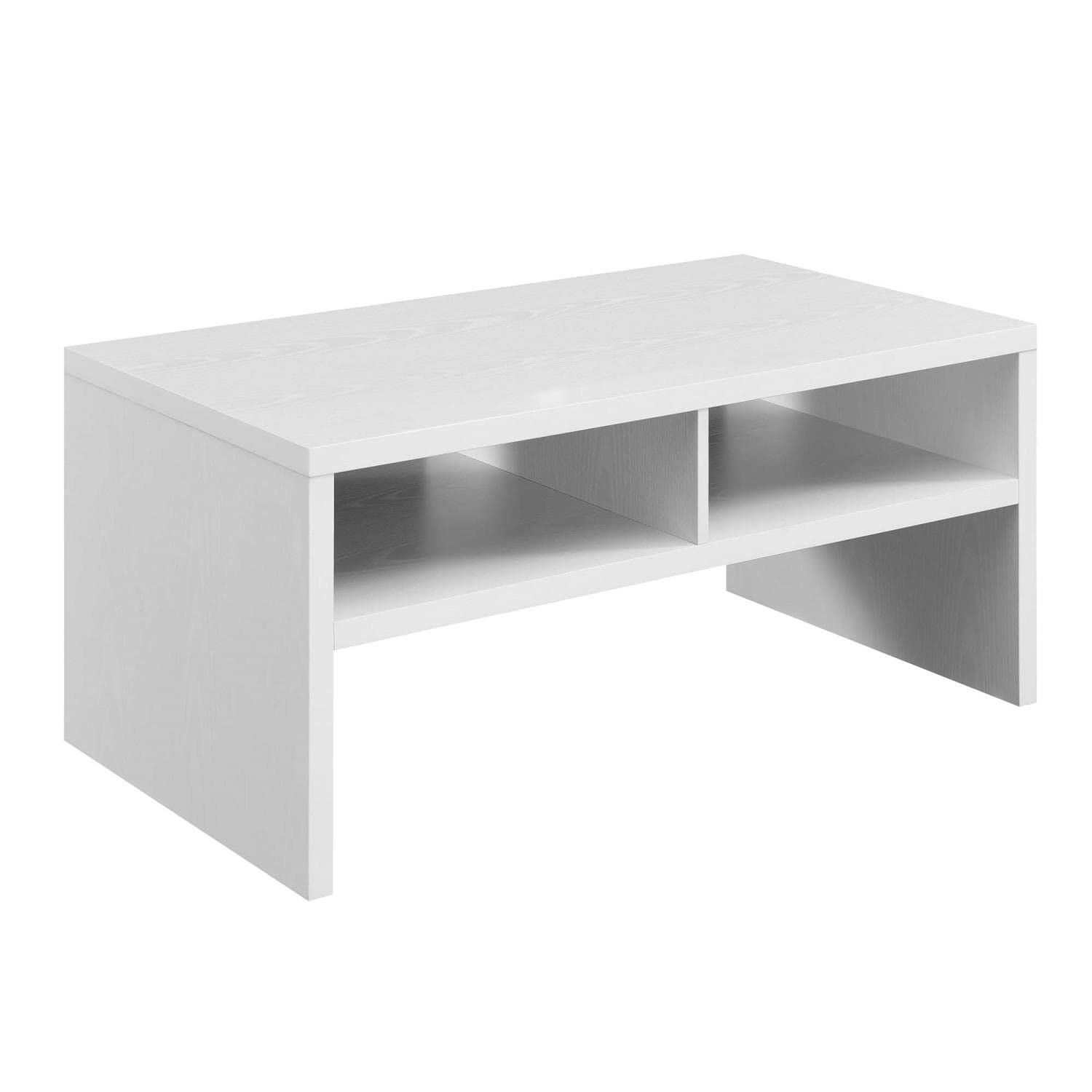 TABLE | Northfield Admiral Deluxe Coffee Table with Shelves by Ergode | Sleek Design | Spacious Surface | 2 Extra Tiers of Shelving | Durable Construction | casafoyer.myshopify.com