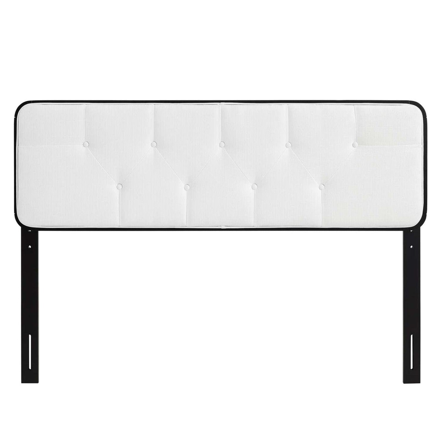 headboards | CasaFoyer Collins Tufted Wood Full Headboard | Modern Retro Style | Wood Grain Frame | Compatible with Billie and Margo Collections | Durable Rubberwood and MDF Construction | Dense Foam Padding | Customizable | Assembly Required | casafoyer.myshopify.com